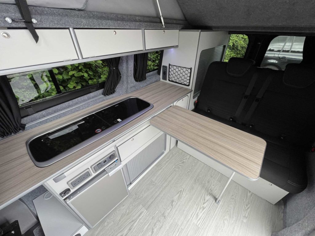 clean and modern style camper van conversion