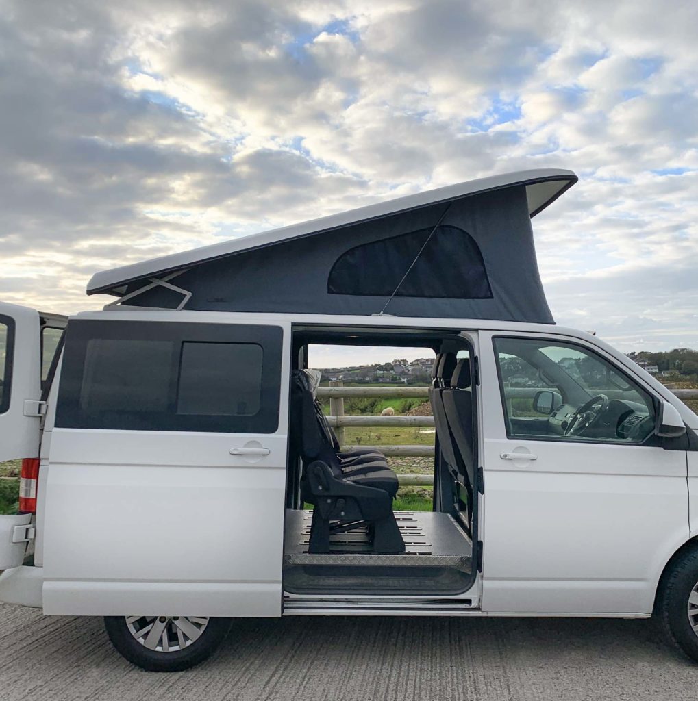 Campervan Conversion Services include elevating roofs