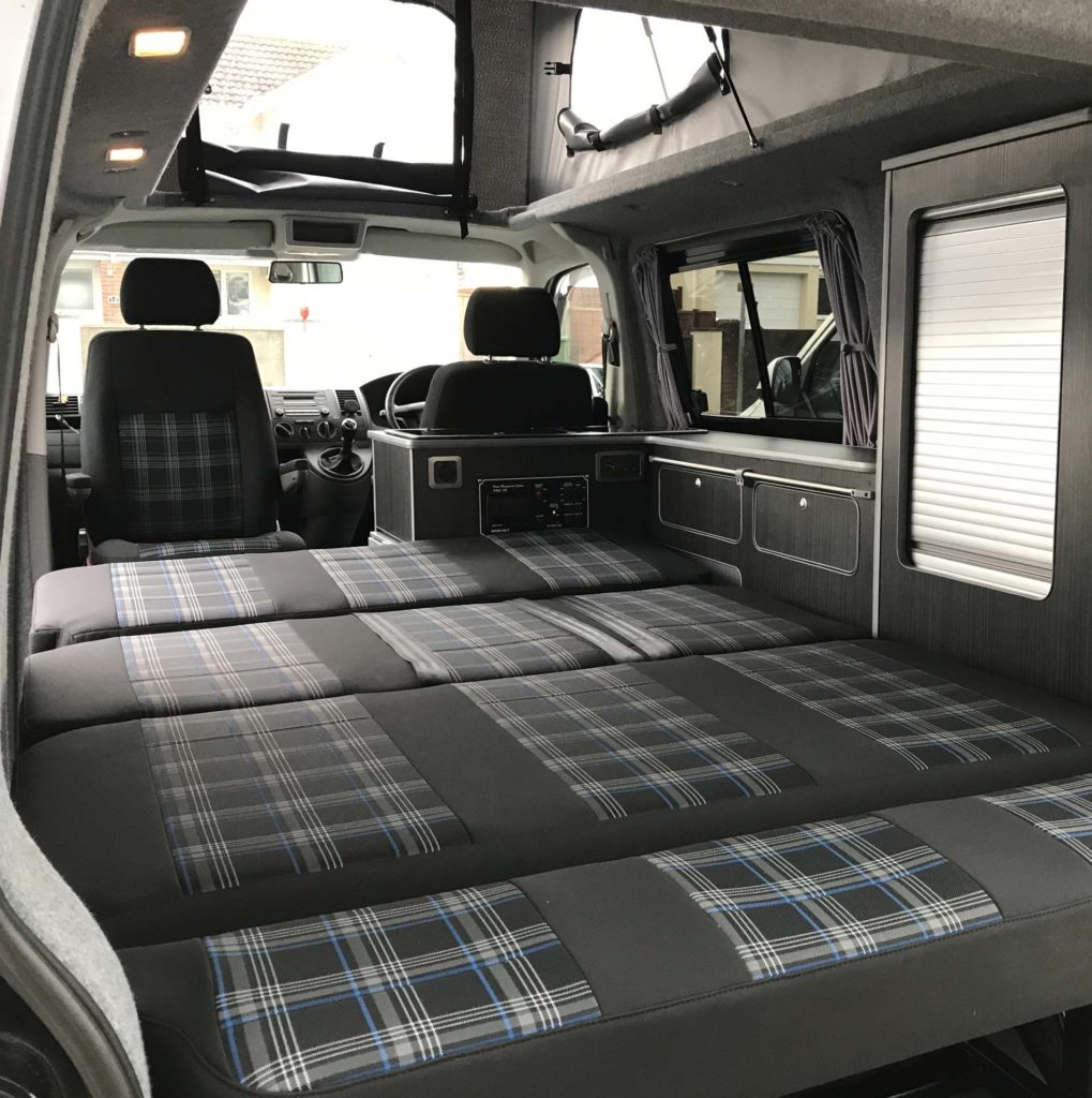 Campervan Conversion Services include Rock n roll beds for camper conversions
