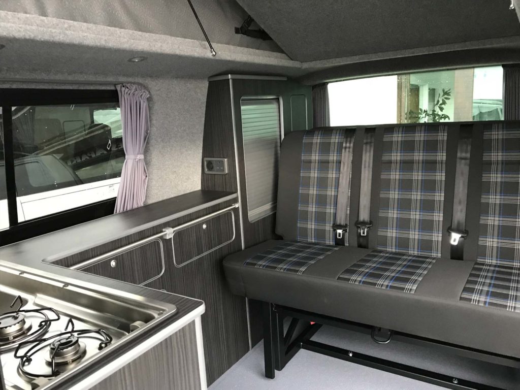 Example of a camper van conversion converted in united kingdom